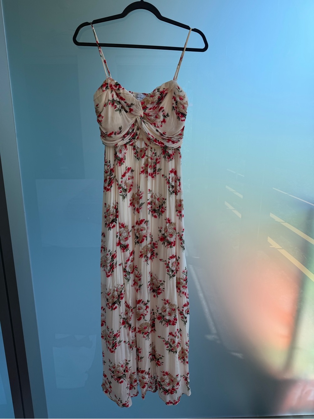 & Other Stories Double Twist Floral Maxi Summer Dress - Picture 2 of 4